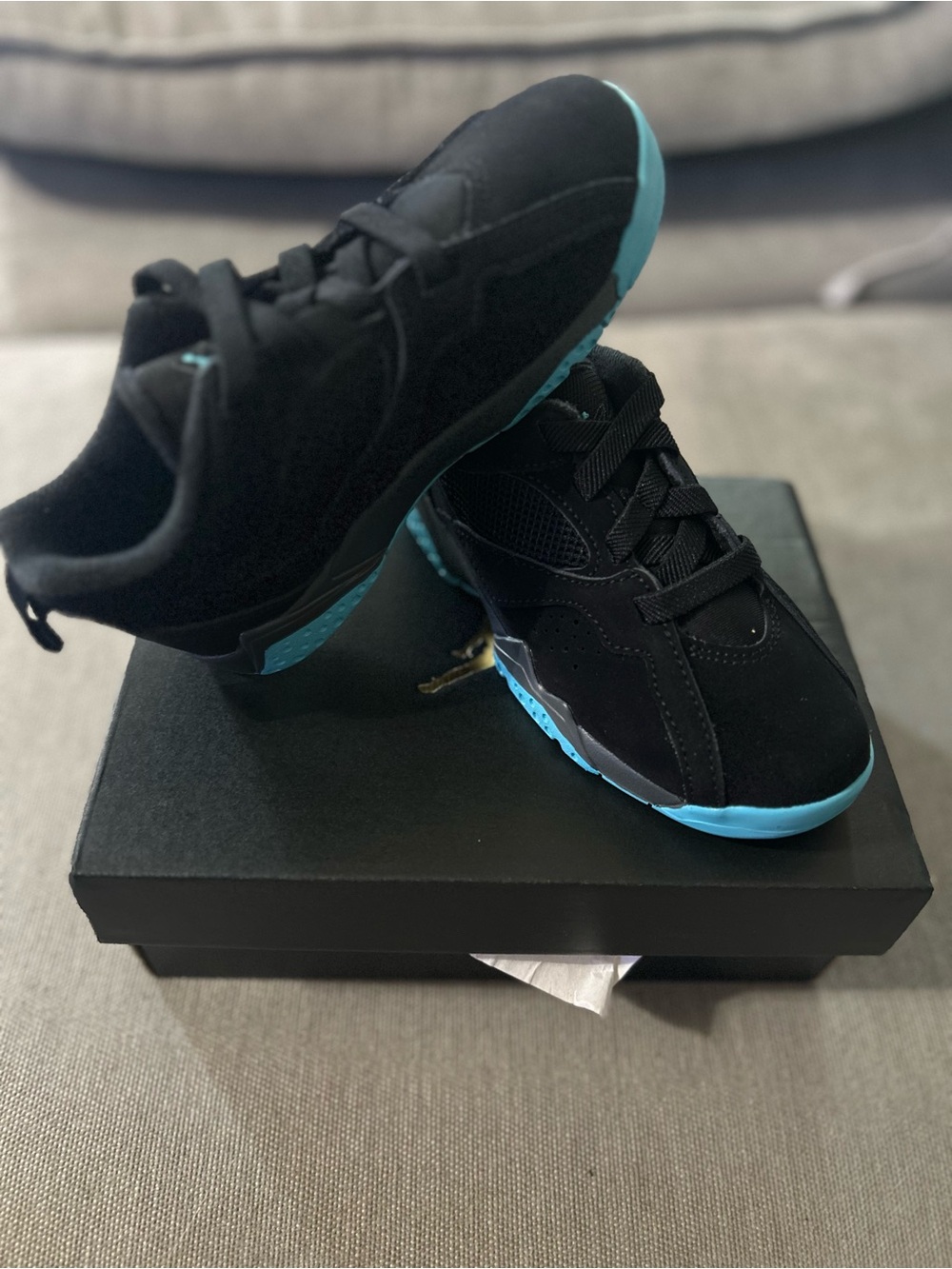 Jordan MVP 92 (PS) Black with Gamma Blue Accent